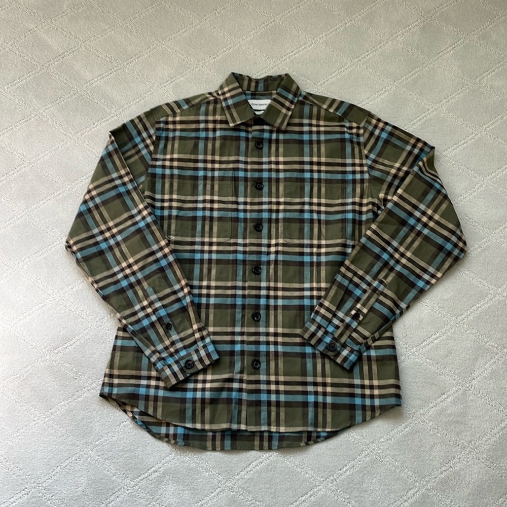 NWOT Oliver Spencer Flannel Oxford L